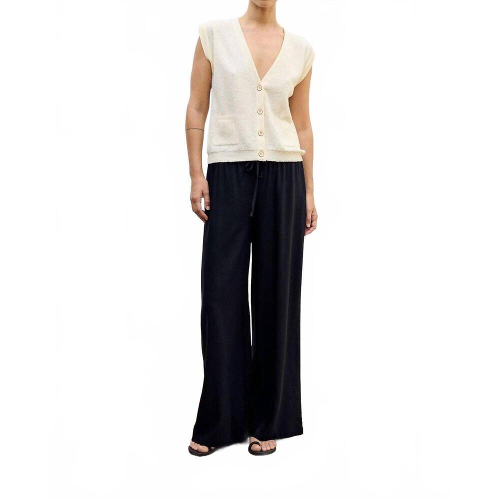 NEW SITA MURT button down waistcoat in ivory